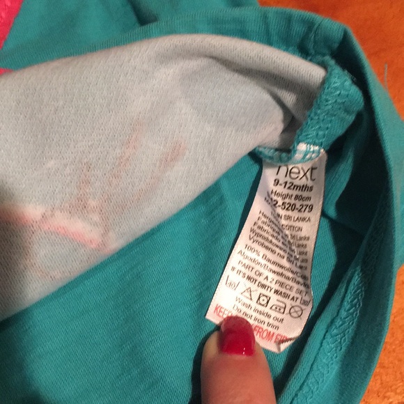 Baby Girl Long Sleeve Tee with Embroidered Bunny - Picture 5 of 5